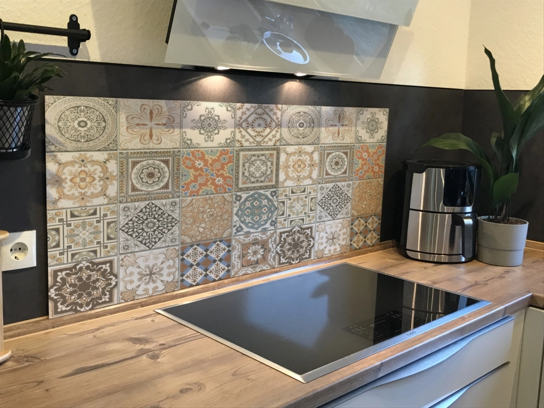 Spritzschutz Küche Acrylglas Antik Fliesen