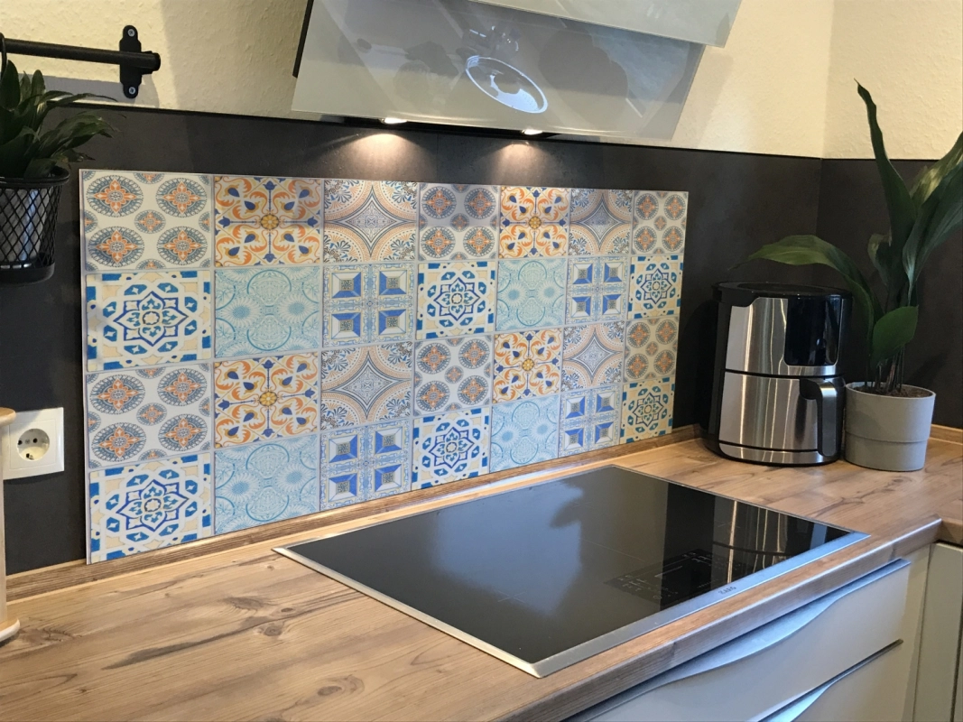 Spritzschutz Küche Acrylglas Mediterrane Fliesen