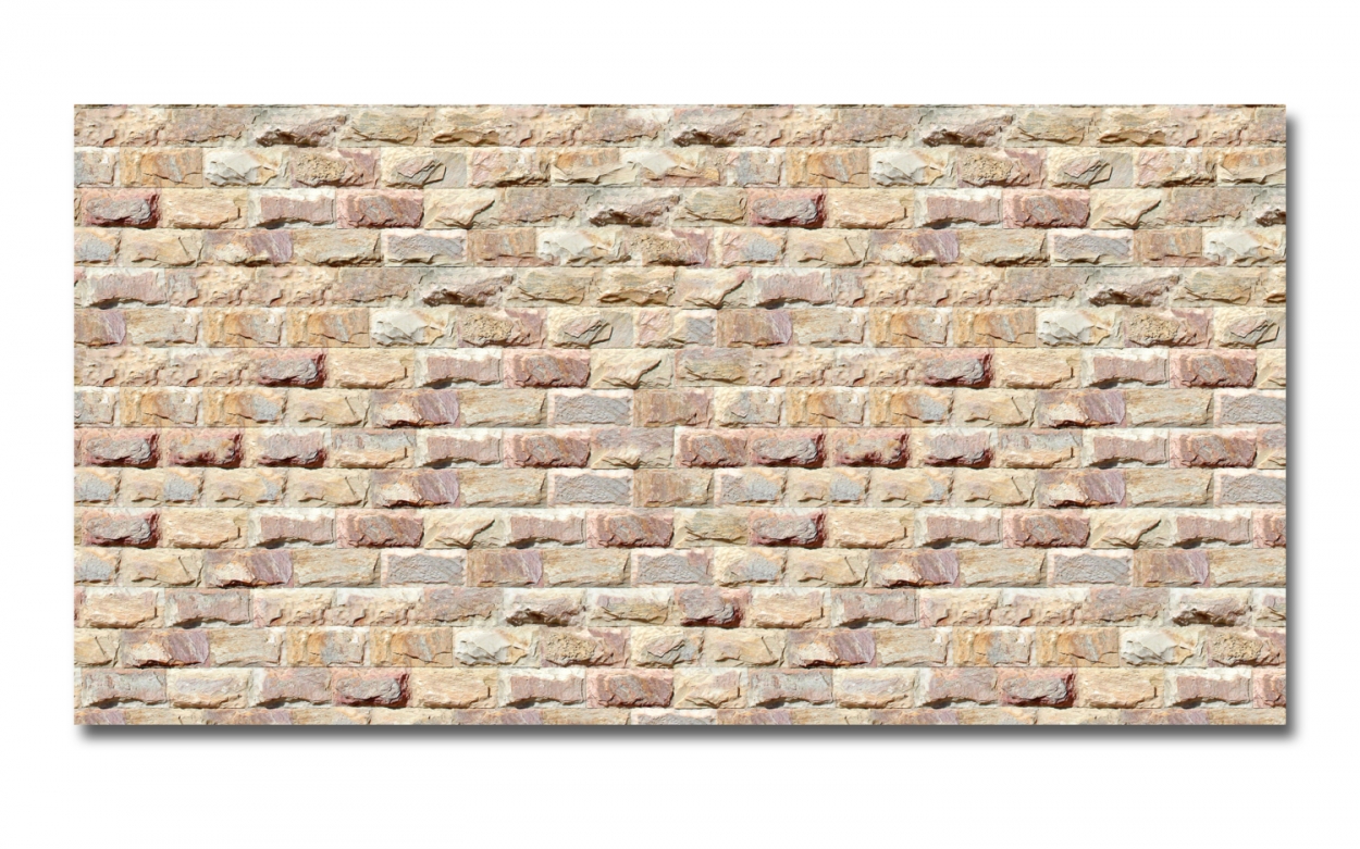 Spritzschutz Küche Hartschaumplatte Steinwand Natur