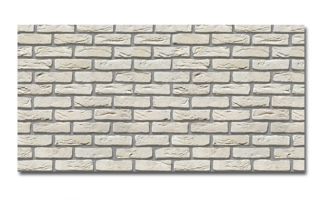 Spritzschutz Küche Hartschaumplatte Beige Riemchen Stein