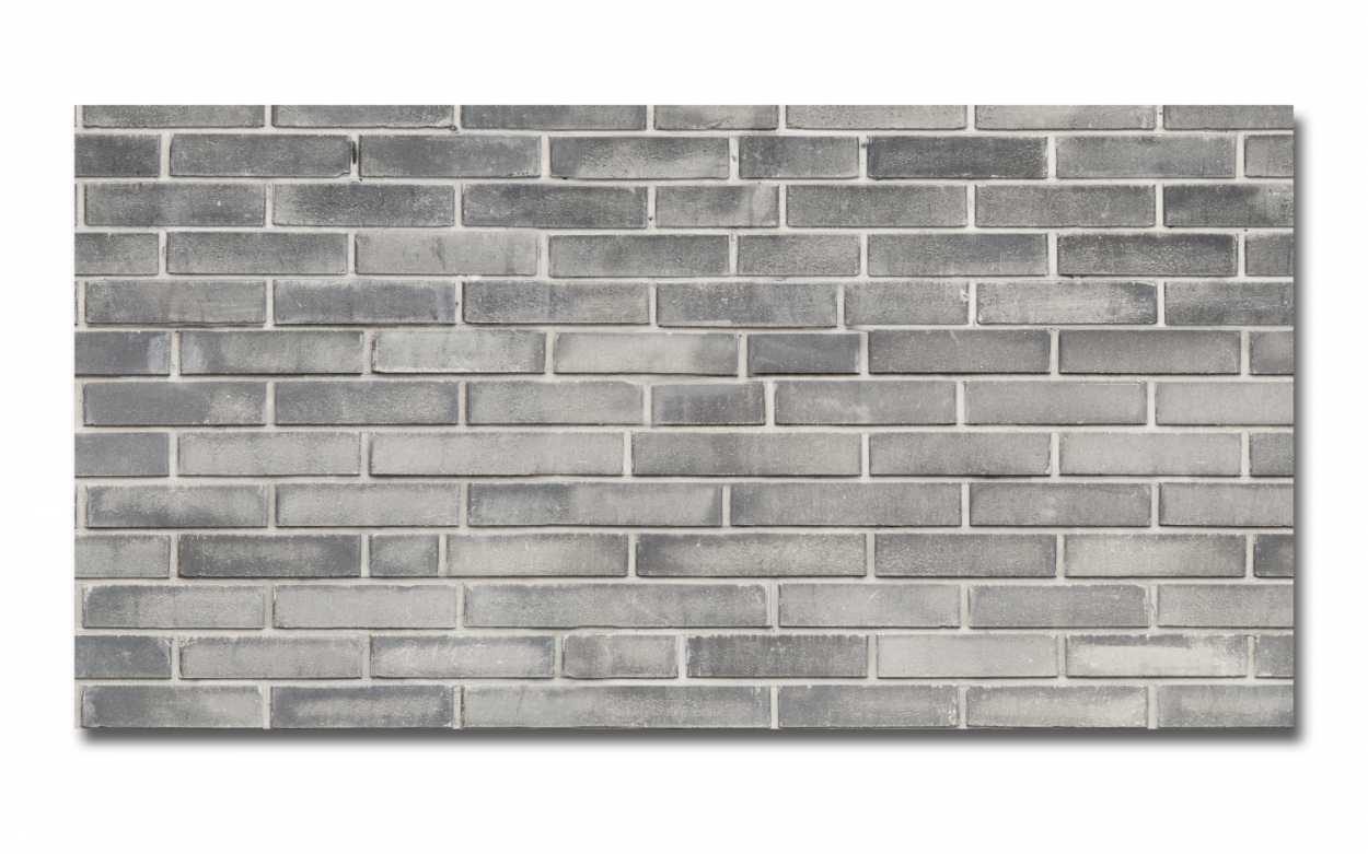 Spritzschutz Küche Hartschaumplatte Backsteinriemchen Grau