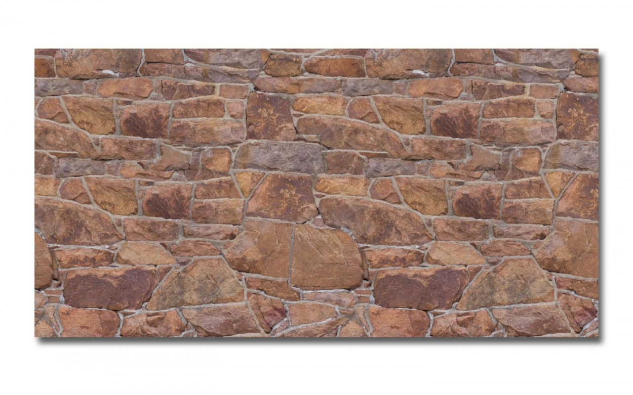 Spritzschutz Küche Hartschaumplatte Naturstein Mauer