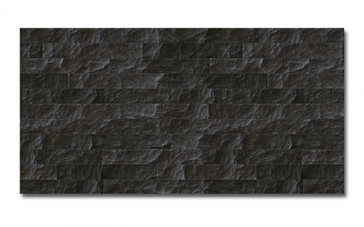 Spritzschutz Küche Anthrazit Schieferstein Wand