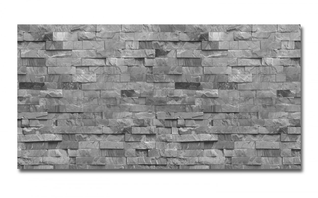 Spritzschutz Küche Aluverbund Steinmauer Loft Design