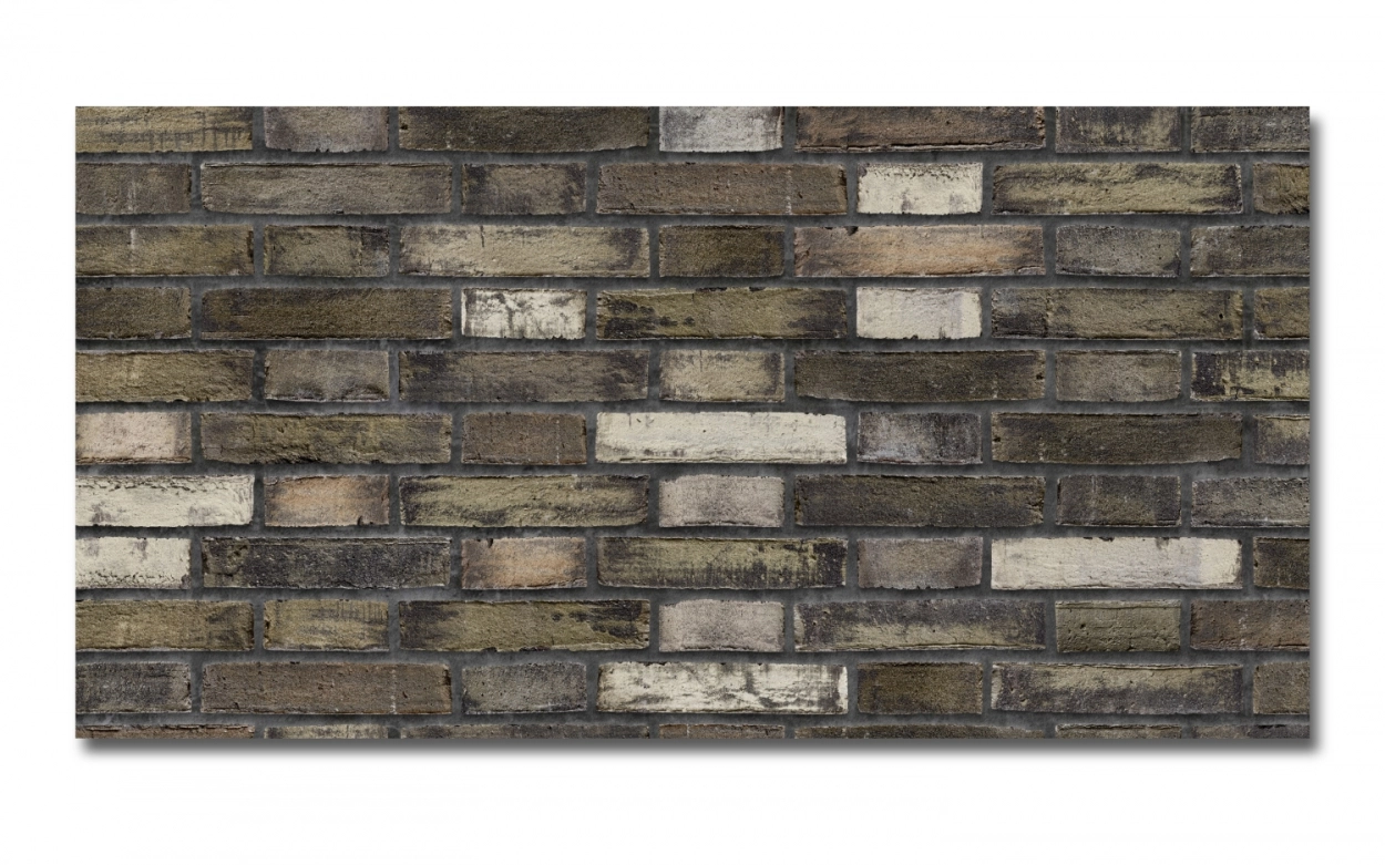 Spritzschutz Küche Acrylglas Backsteinwand Retro