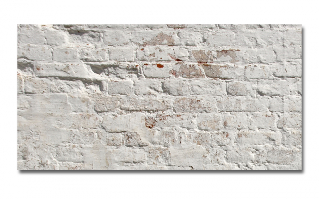 Spritzschutz Küche Hartschaumplatte Antik Backstein Motiv Weiß