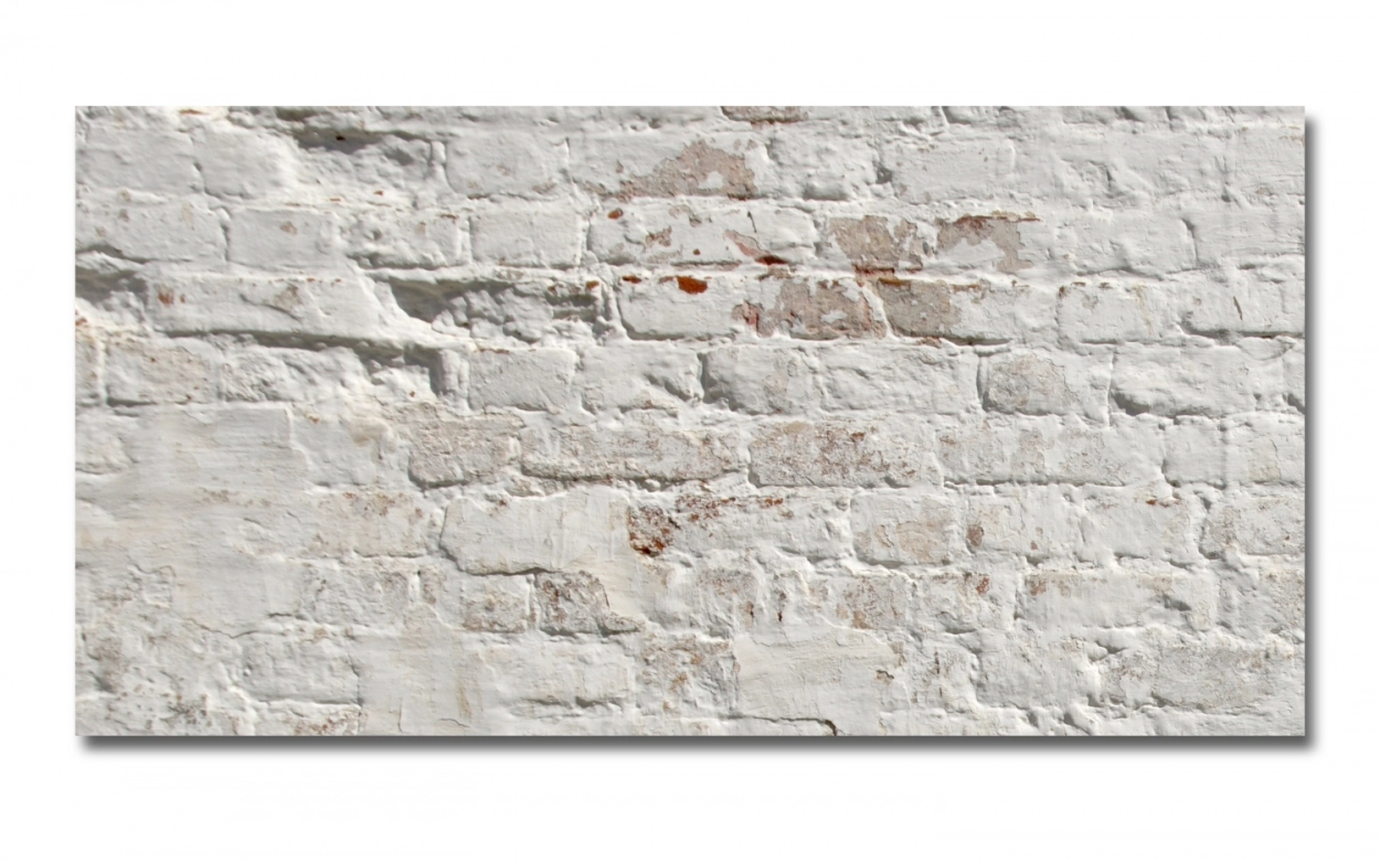 Spritzschutz Küche Acrylglas Antik Backstein Motiv Weiß