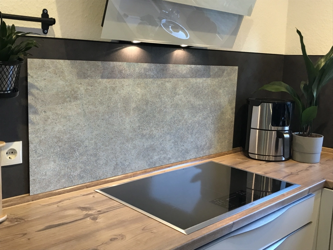 Spritzschutz Küche Acrylglas Granitstein Optik