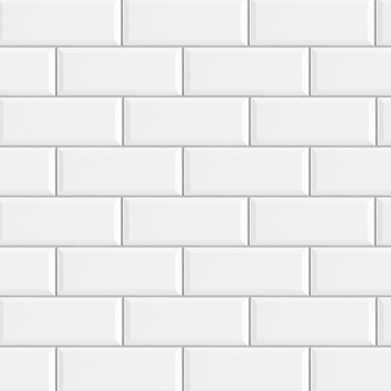 Küchenrückwand Weiße Metrofliesen Optik