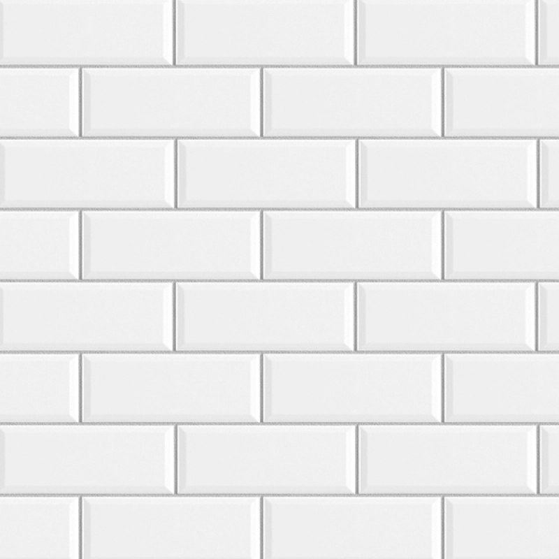 Küchenrückwand Weiße Metrofliesen Optik