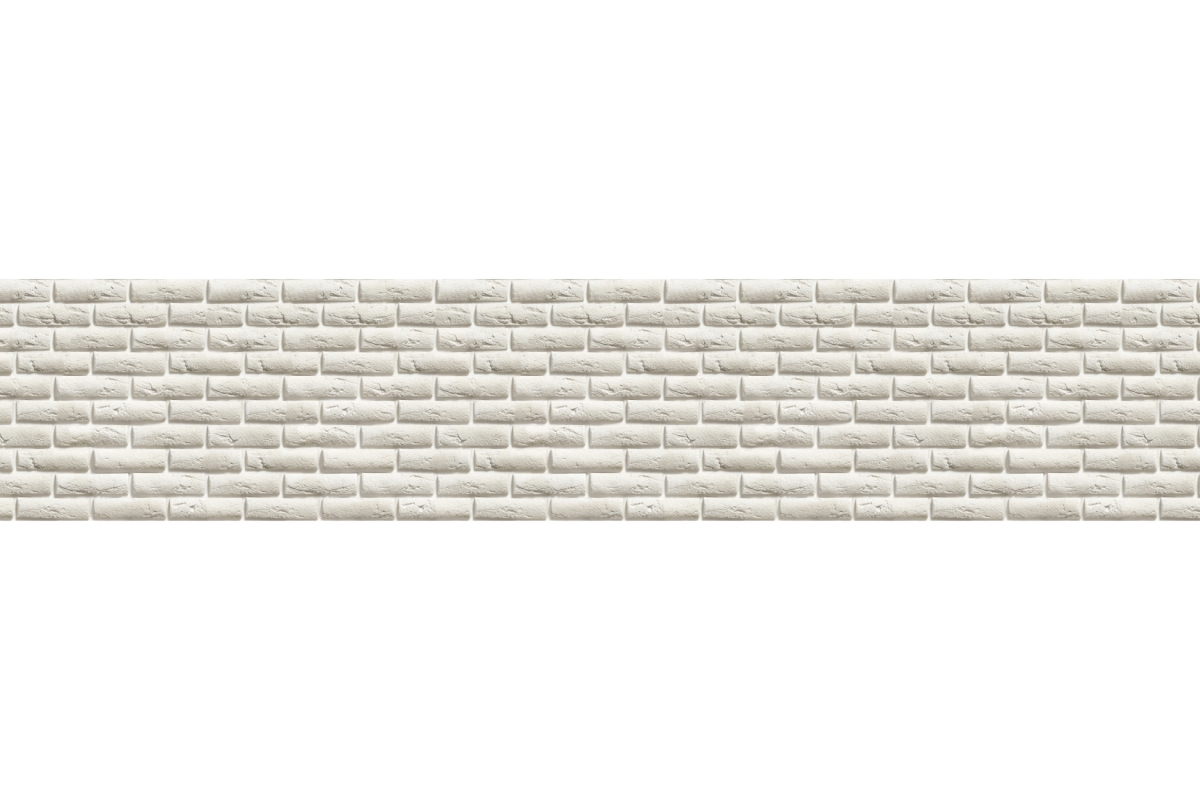 Küchenrückwand Weiße Backsteine