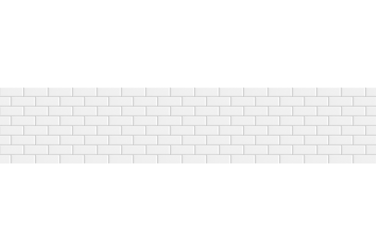 Küchenrückwand Weiße Metrofliesen Optik