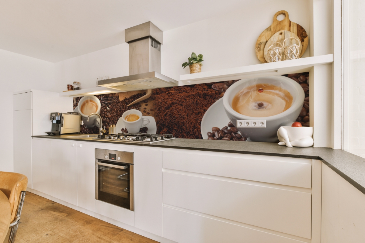 Küchenrückwand Aluverbund Heißer Kaffee Küchenrückwand Aluverbund Heißer Kaffee