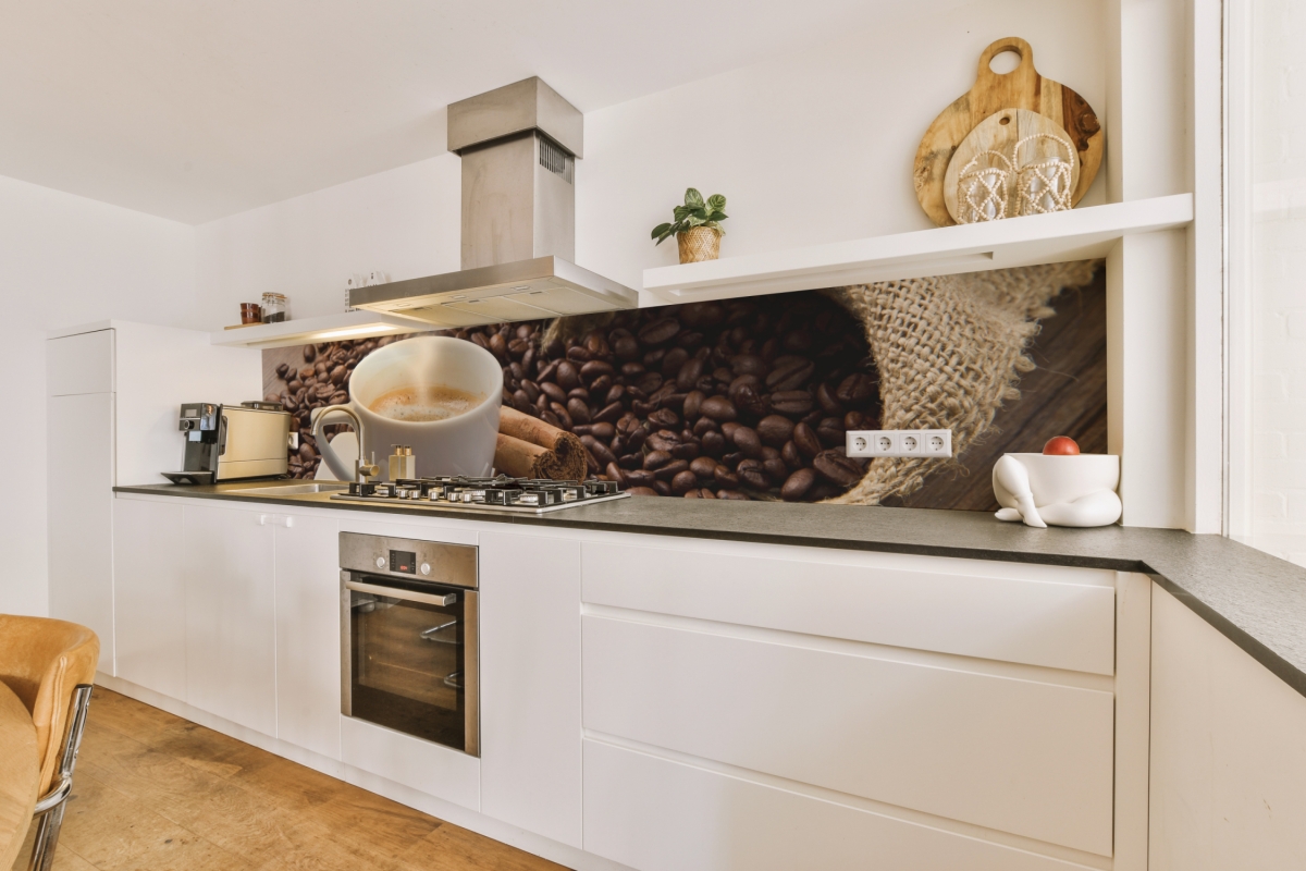 Küchenrückwand Aluverbund Rustikal Kaffee Küchenrückwand Aluverbund Rustikal Kaffee