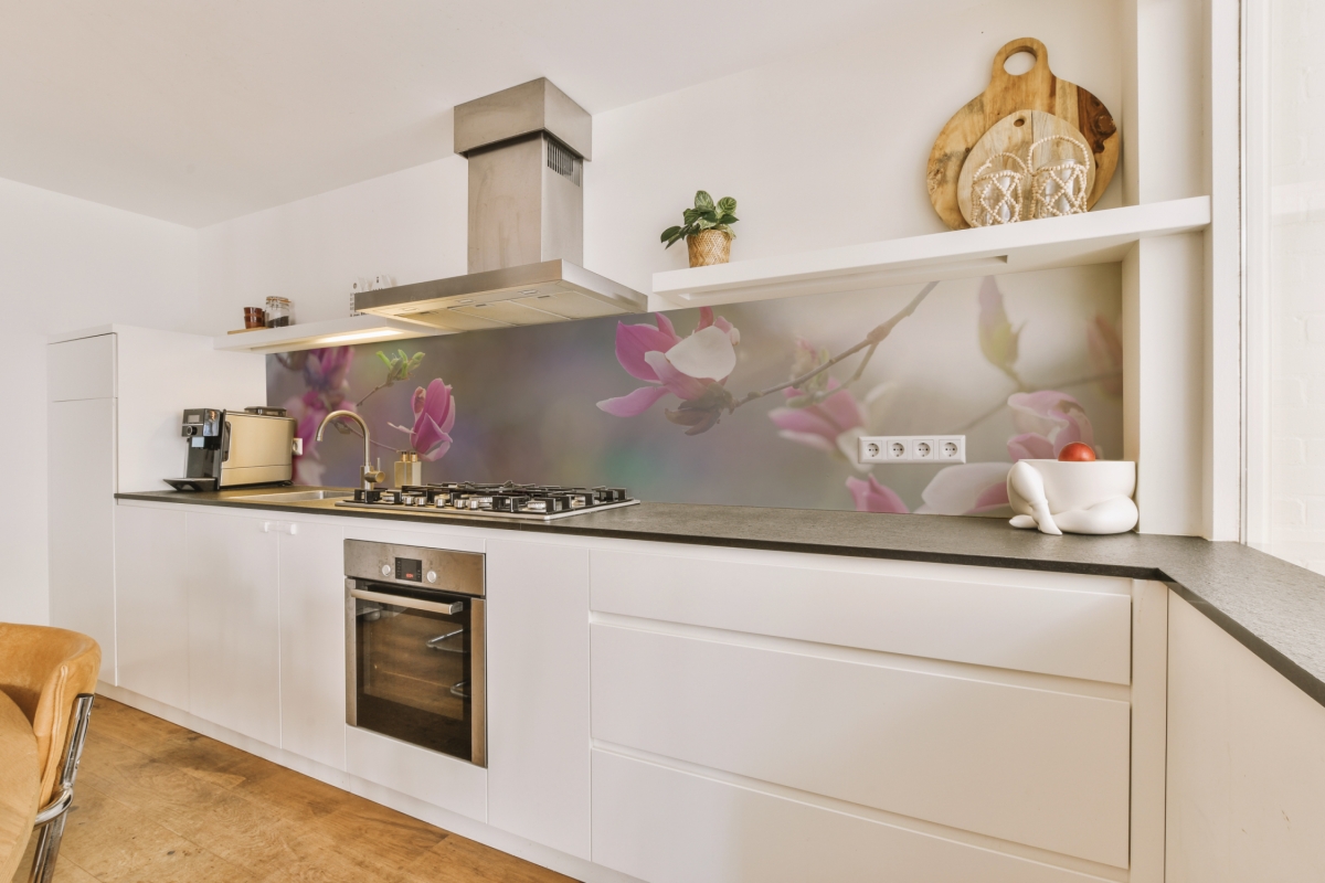 Küchenrückwand Aluverbund Magnolie Blüte Küchenrückwand Aluverbund Magnolie Blüte
