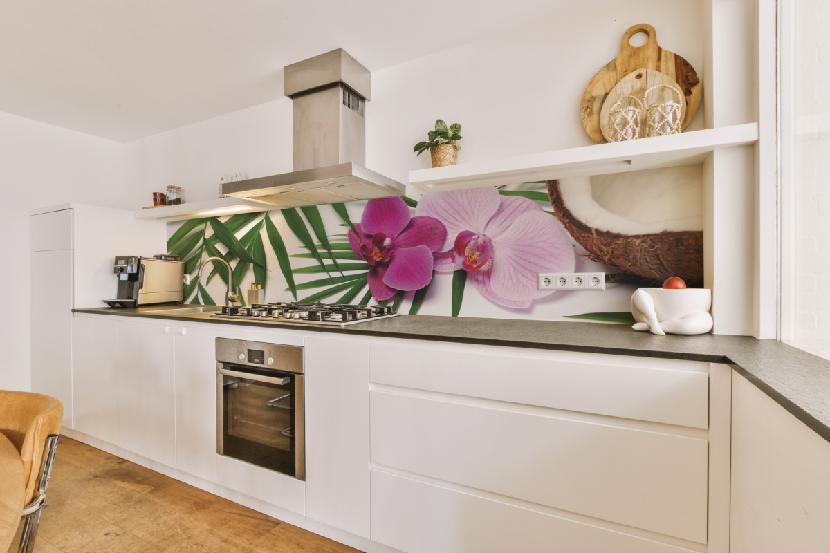 Küchenrückwand Aluverbund Orchideen Spa Küchenrückwand Aluverbund Orchideen Spa