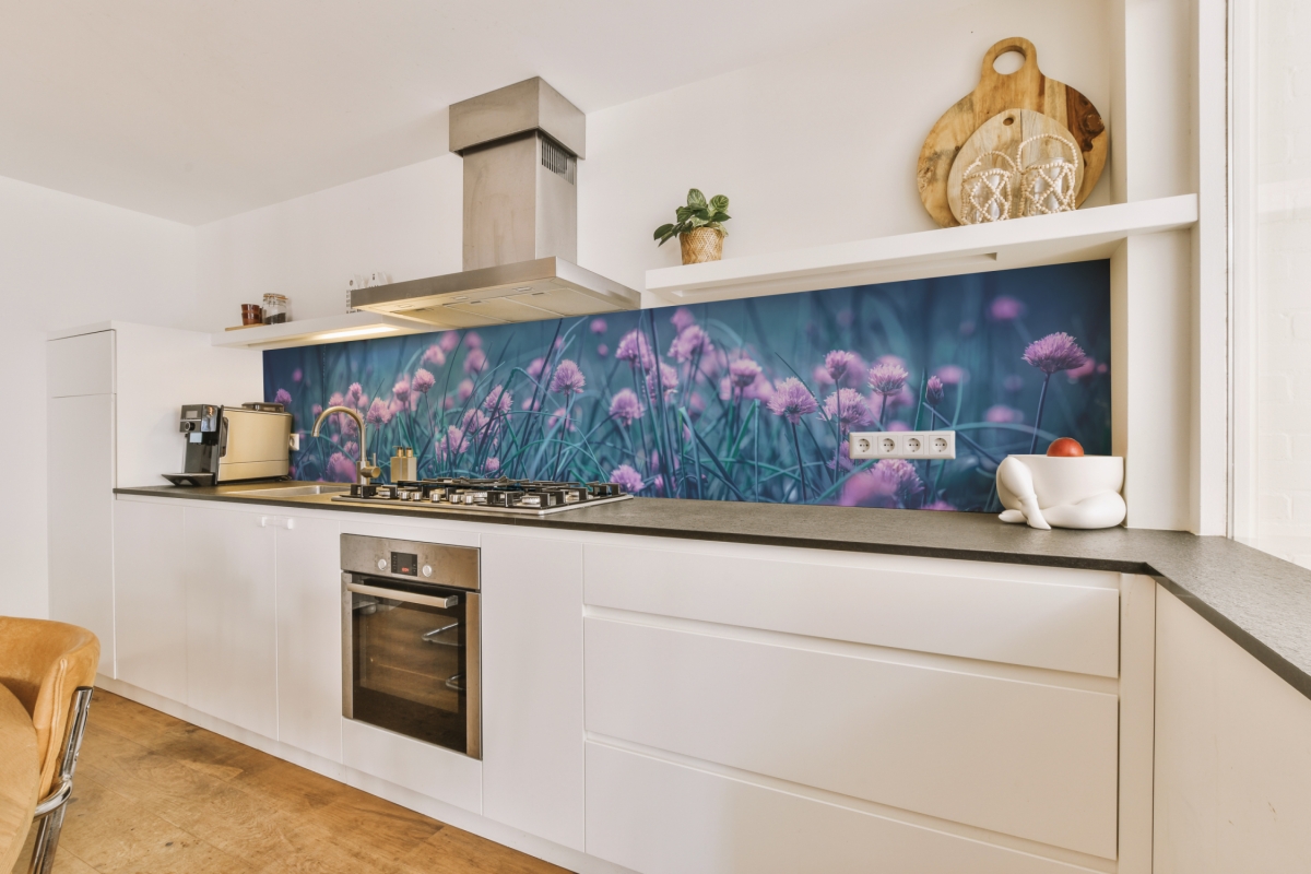 Küchenrückwand Aluverbund Blumenwiese Küchenrückwand Aluverbund Blumenwiese