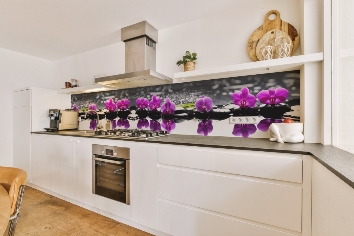 Küchenrückwand Aluverbund Spa Orchideen Küchenrückwand Aluverbund Spa Orchideen