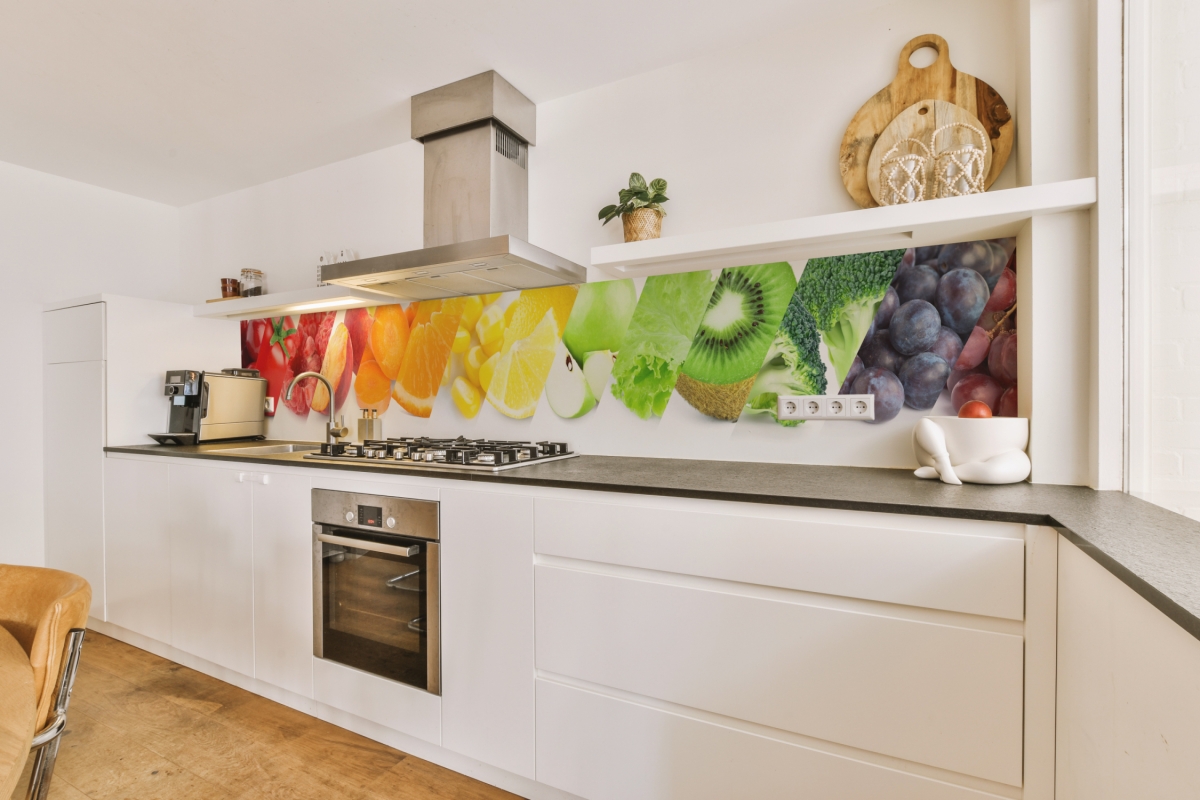 Küchenrückwand Aluverbund Obst Gemüse Küchenrückwand Aluverbund Obst Gemüse