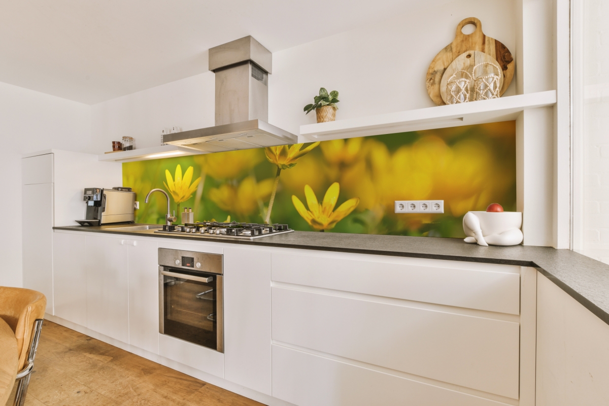 Küchenrückwand Aluverbund Blumenwiese Küchenrückwand Aluverbund Blumenwiese