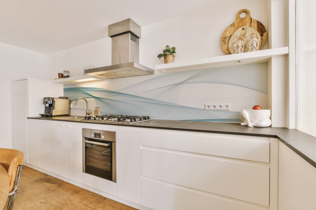 Küchenrückwand Aluverbund Wellen Design Küchenrückwand Aluverbund Wellen Design