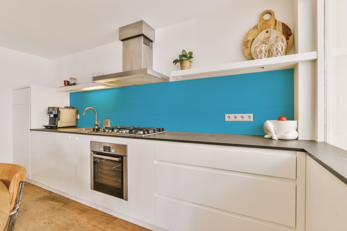 Küchenrückwand Einfarbig Royalblau Küchenrückwand Einfarbig Royalblau
