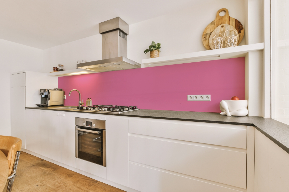 Küchenrückwand Einfarbig Hotpink Küchenrückwand Einfarbig Hotpink