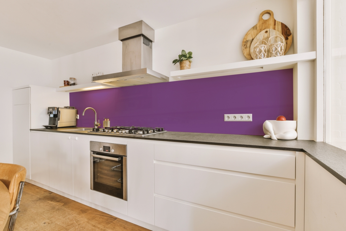 Küchenrückwand Einfarbig Orchidee Violett Küchenrückwand Einfarbig Orchidee Violett