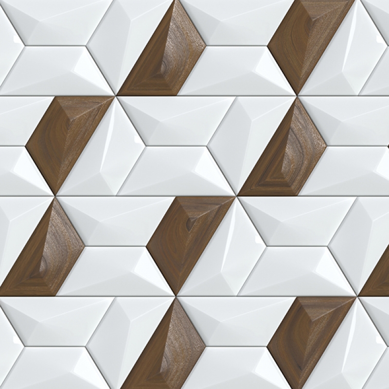 Küchenrückwand Hexagon Weiß Holz Mosaik Küchenrückwand Hexagon Weiß Holz Mosaik