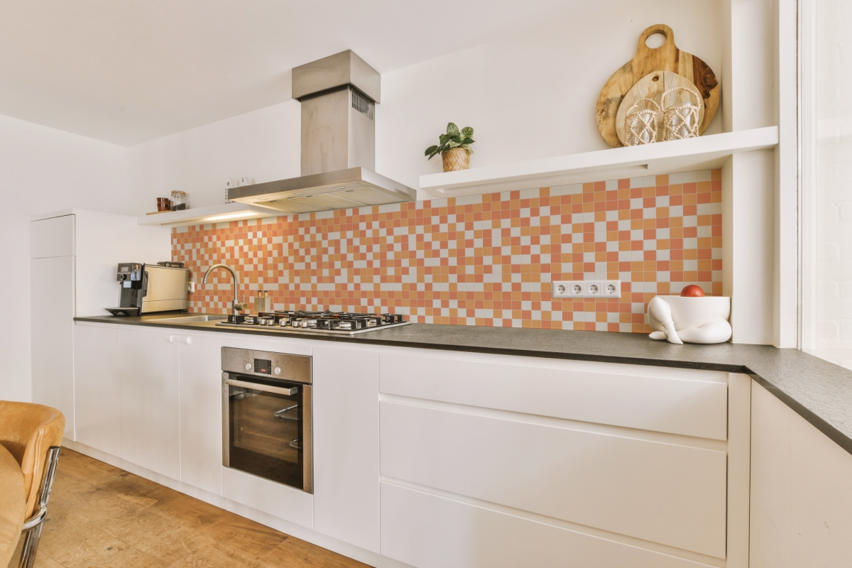 Küchenrückwand Mosaikfliese Orange Küchenrückwand Mosaikfliese Orange
