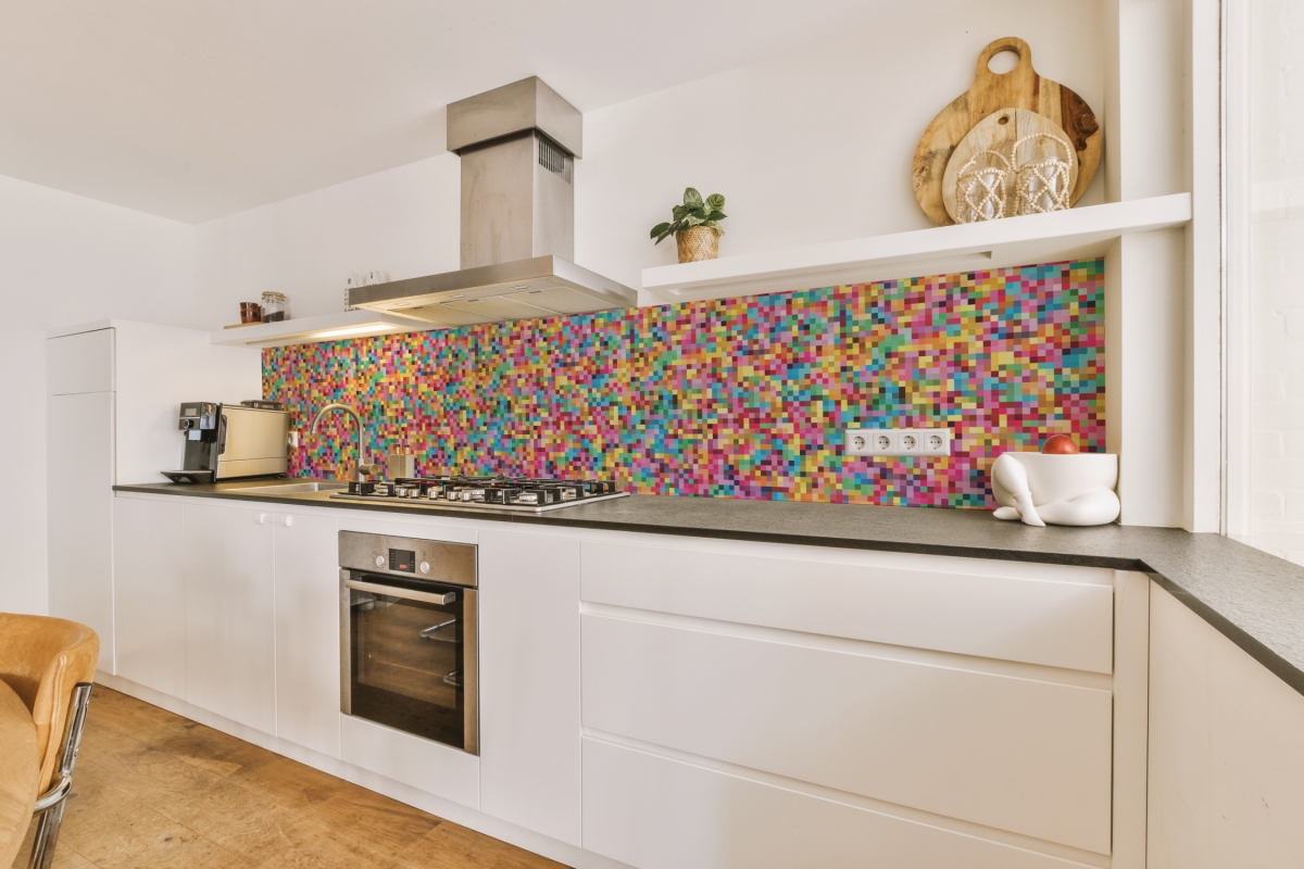 Küchenrückwand Hippie Bunte Mosaik Küchenrückwand Hippie Bunte Mosaik