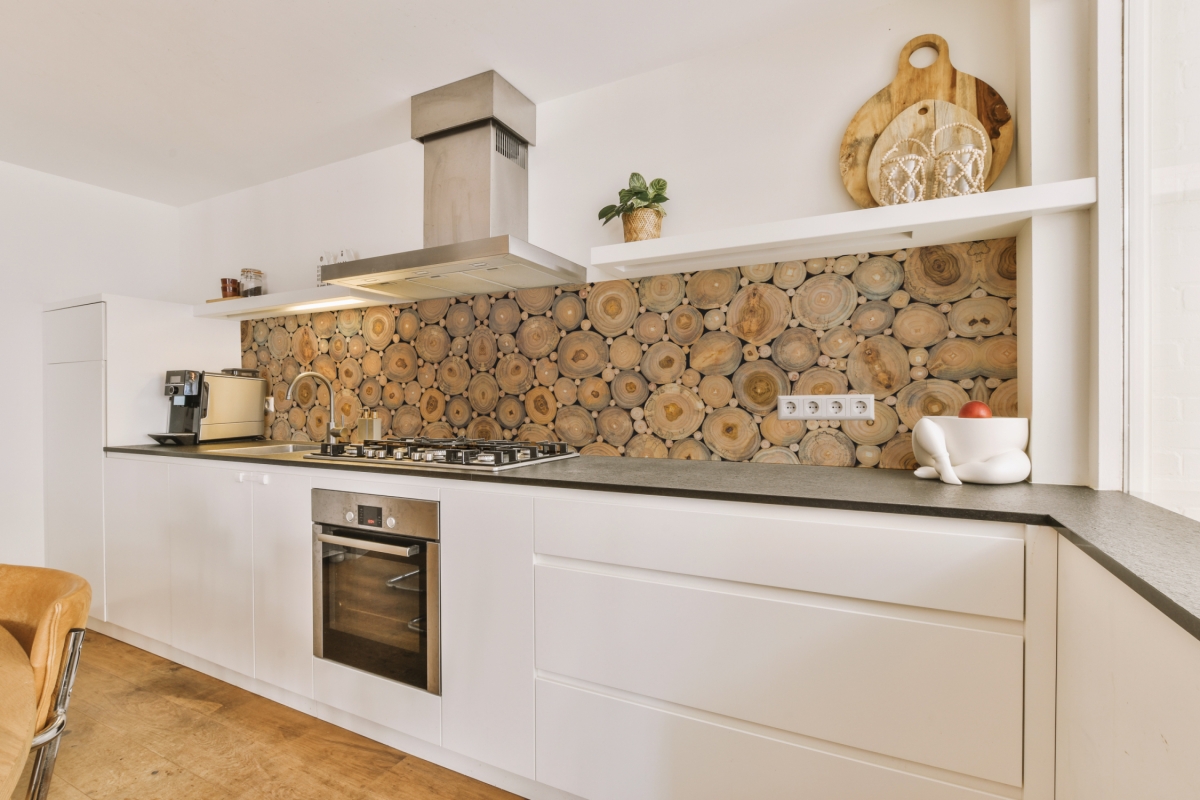 Küchenrückwand Holzrinde Küchenrückwand Holzrinde