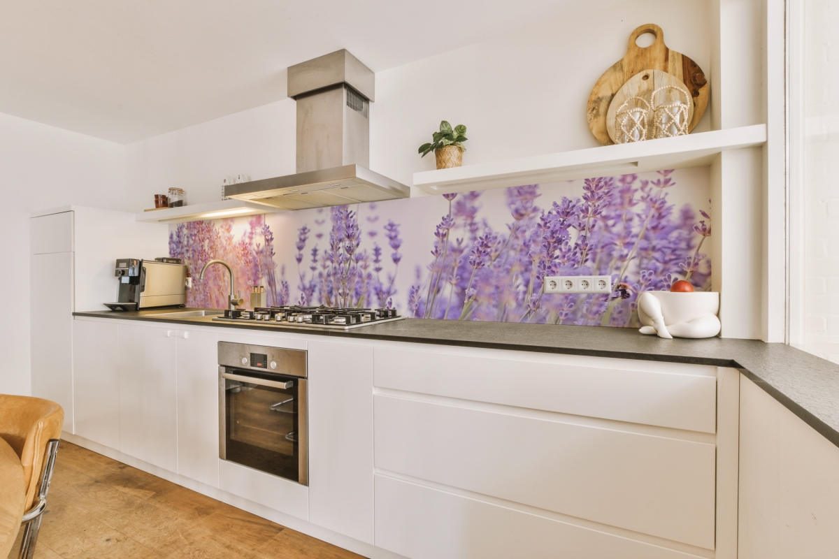 küchenrückwand Folie Lavendel küchenrückwand Folie Lavendel