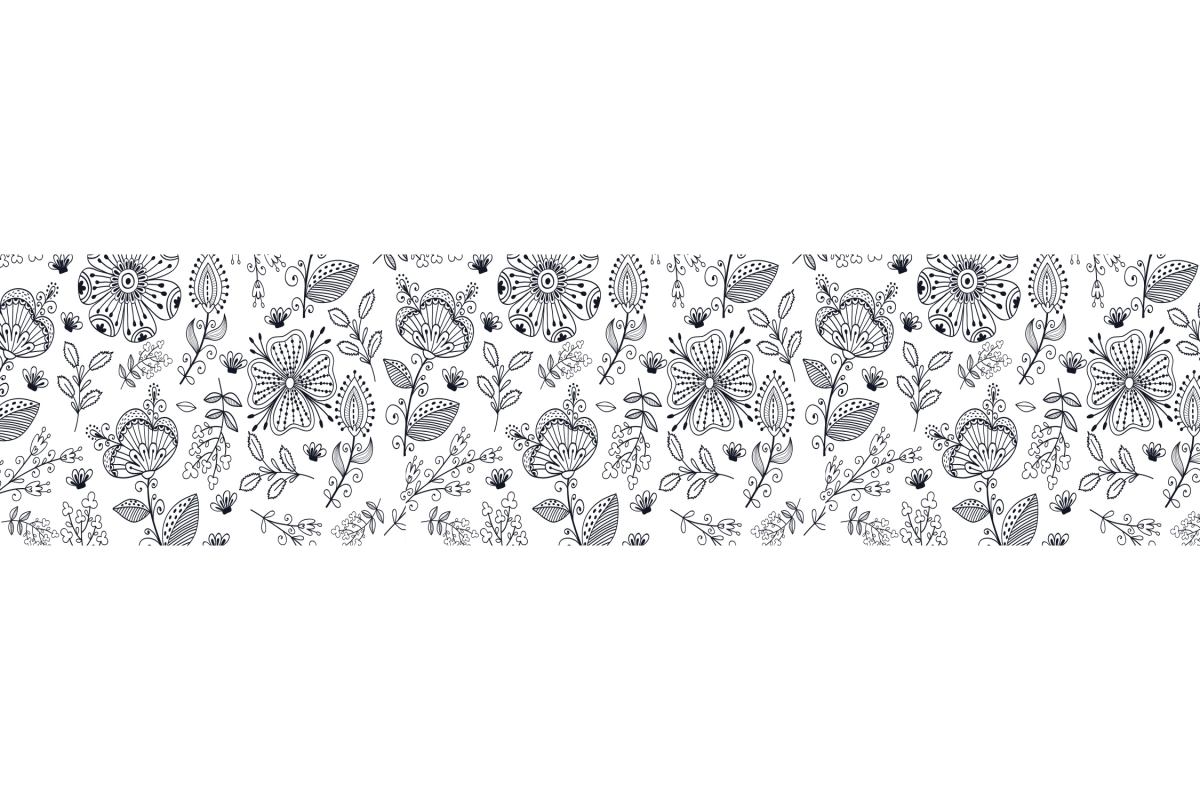 Küchenrückwand Folie Blumen Zeichnung Küchenrückwand Folie Blumen Zeichnung