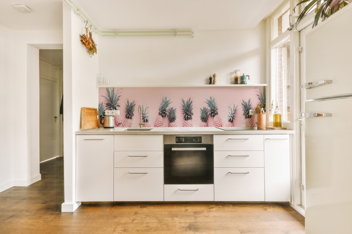 Küchenrückwand Folie Rosa Ananas Küchenrückwand Folie Rosa Ananas