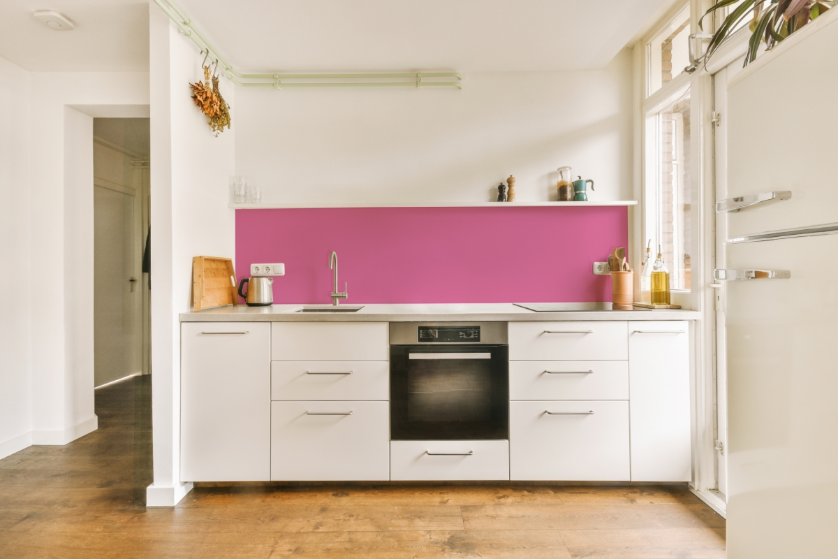 Küchenrückwand Einfarbig Hotpink Küchenrückwand Einfarbig Hotpink