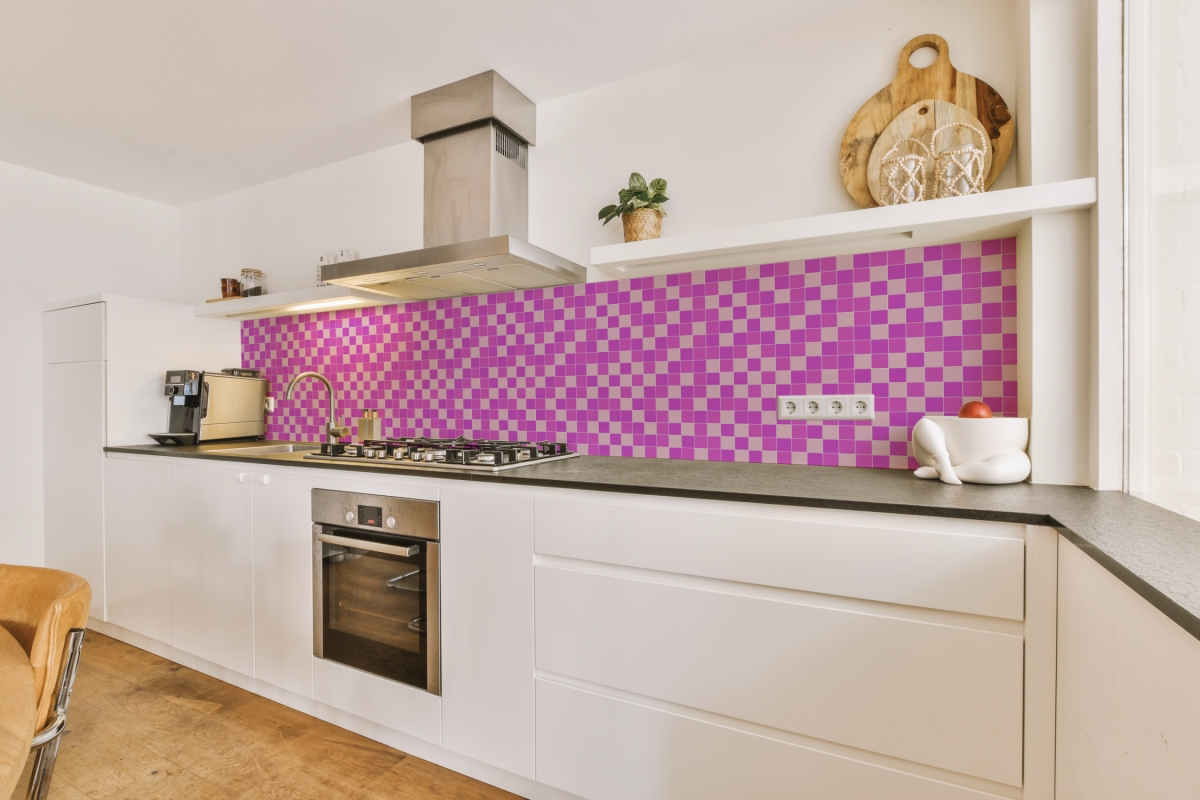 Küchenrückwand Hartschaumplatte Pink Lila Mosaik Küchenrückwand Hartschaumplatte Pink Lila Mosaik