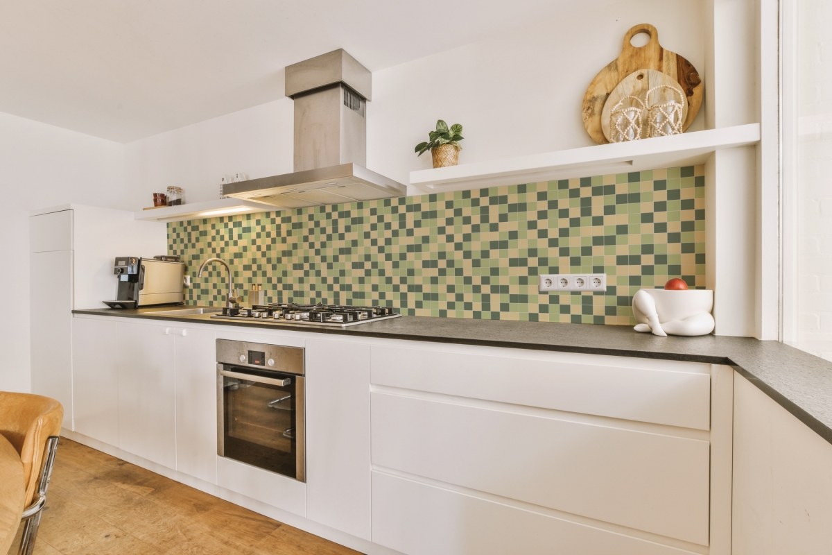 Küchenrückwand Hartschaumplatte Grünfarbige Mosaik Küchenrückwand Hartschaumplatte Grünfarbige Mosaik