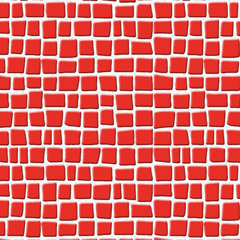 Küchenrückwand Folie Rot Aborigine Mosaik