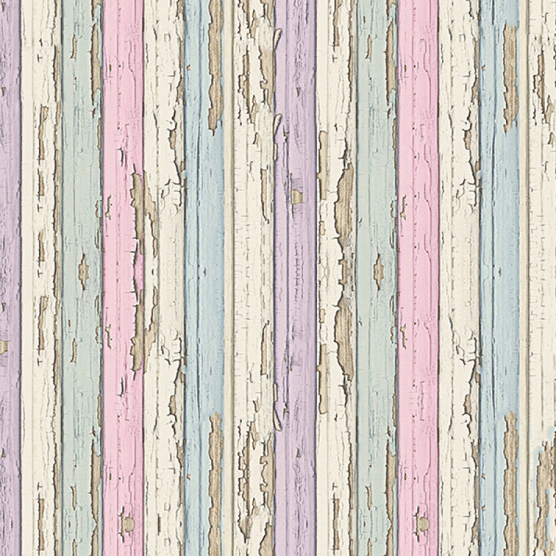 Küchenrückwand Aluverbund Vintage Pastell Holzbalken