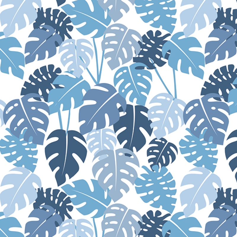 Küchenrückwand Hartschaumplatte Monstera Blau Küchenrückwand Hartschaumplatte Monstera Blau