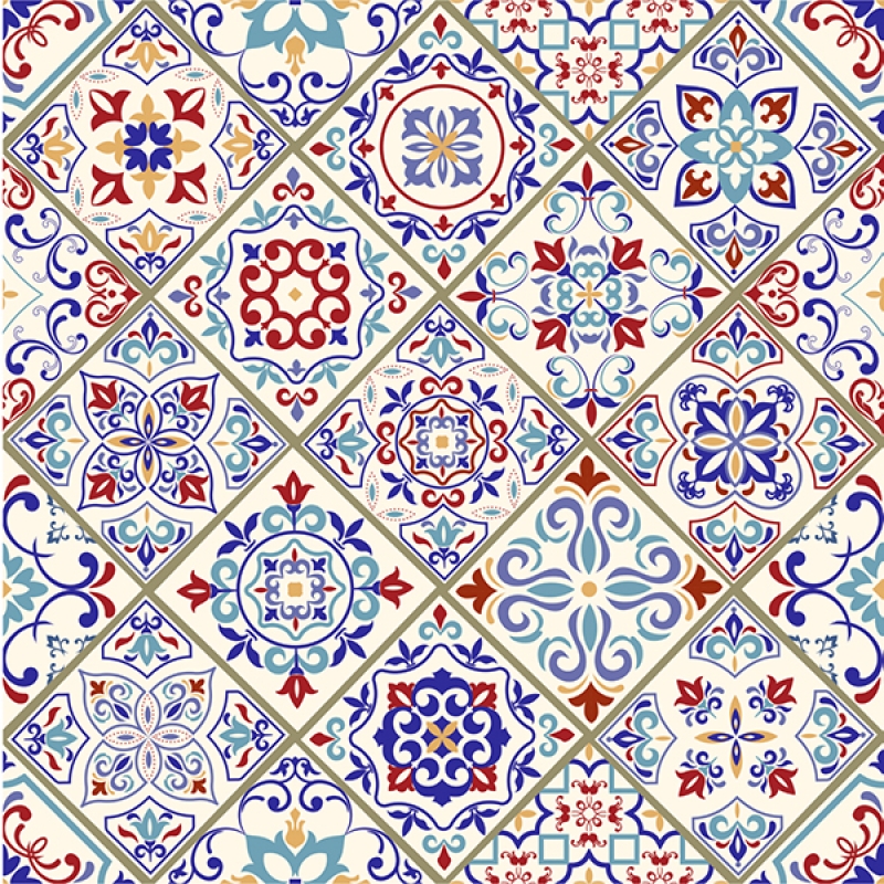 Küchenrückwand Folie Orient Patchwork Kacheln Küchenrückwand Folie Orient Patchwork Kacheln