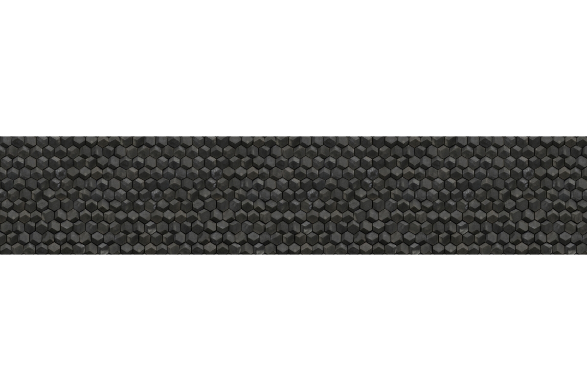 Küchenrückwand Aluverbund Hexagon Schiefersteine Küchenrückwand Aluverbund Hexagon Schiefersteine