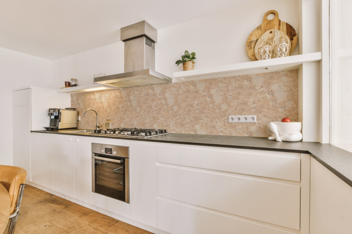 Küchenrückwand Hartschaumplatte Beige Granit Optik Küchenrückwand Hartschaumplatte Beige Granit Optik