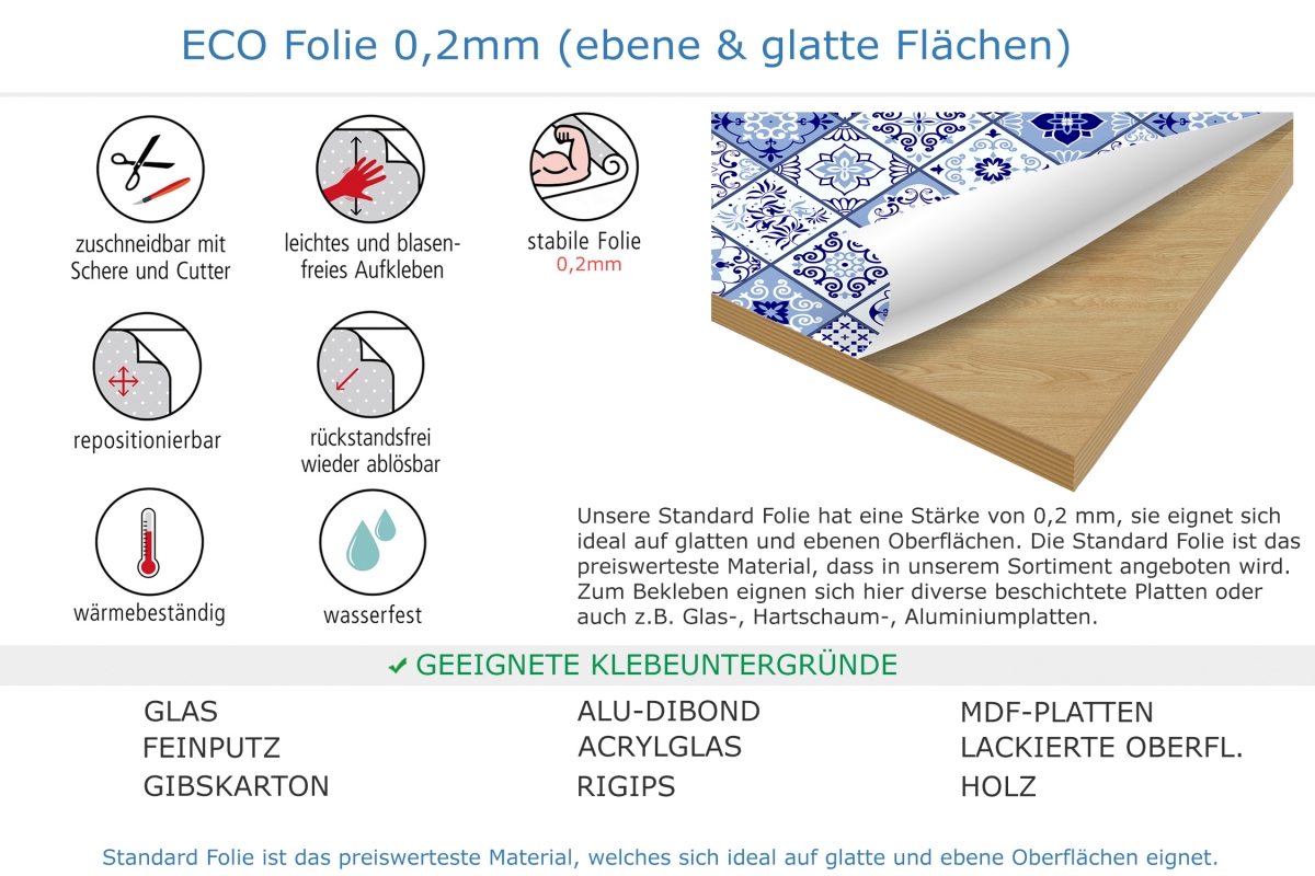 Küchenrückwand Folie Marmor Optik