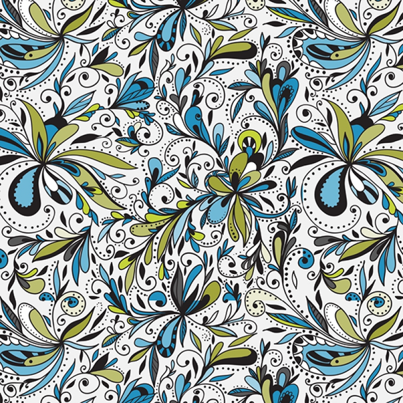 Küchenrückwand Doodle Blume Küchenrückwand Doodle Blume