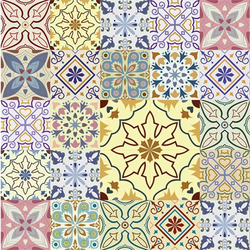 Küchenrückwand Acrylglas Dekoratives Patchwork Küchenrückwand Acrylglas Dekoratives Patchwork