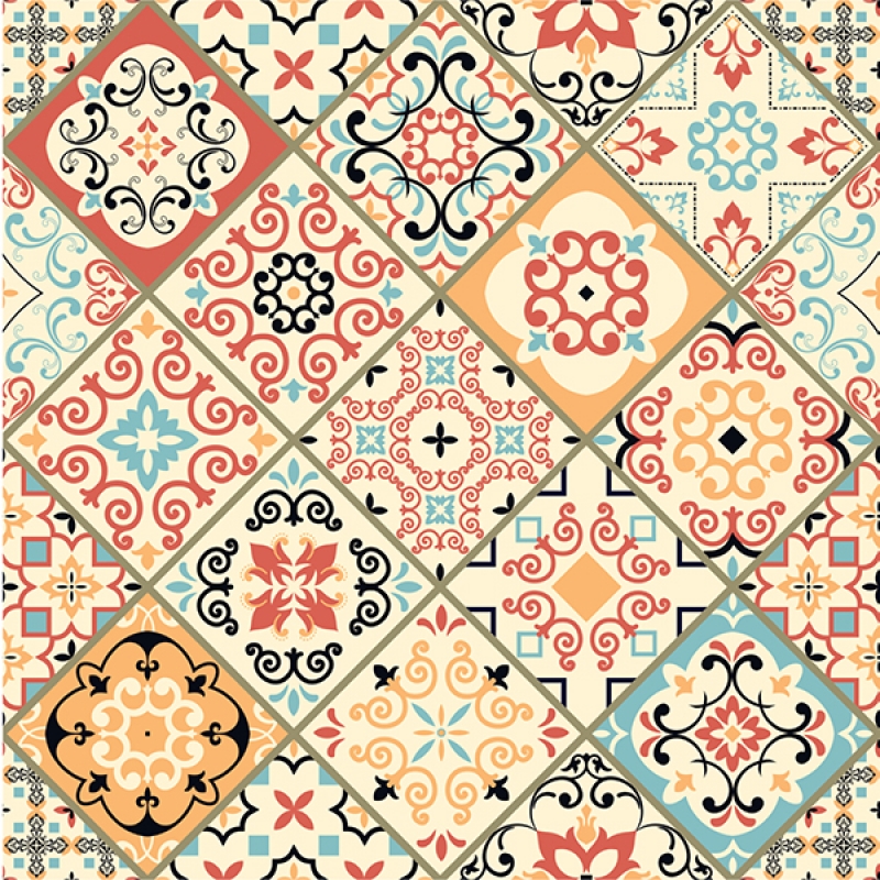 Küchenrückwand Hartschaumplatte Traditionelle Patchwork Küchenrückwand Hartschaumplatte Traditionelle Patchwork