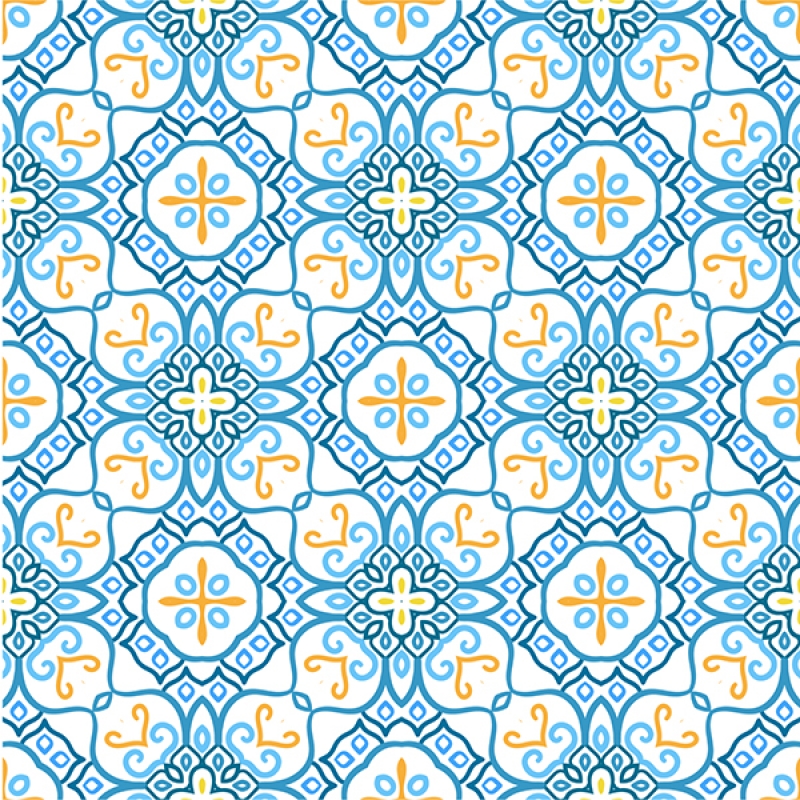 Küchenrückwand Acrylglas Antique Patchwork