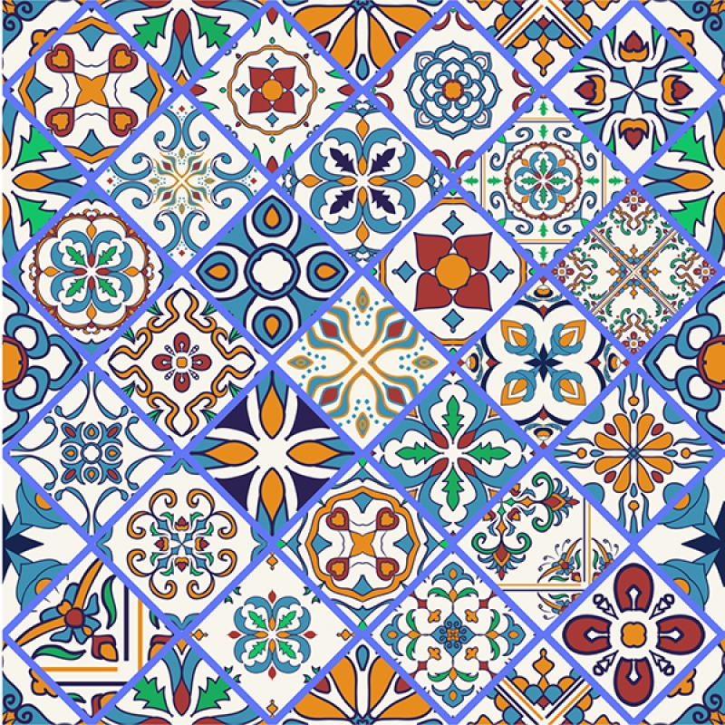 Küchenrückwand Marrakesh Fliesen Patchwork Küchenrückwand Marrakesh Fliesen Patchwork